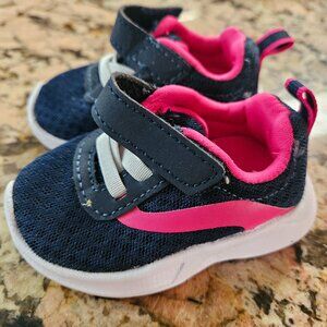 Size 2 Toddler Pink & Blue Tennis Shoes